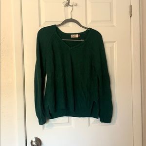 Green sweater